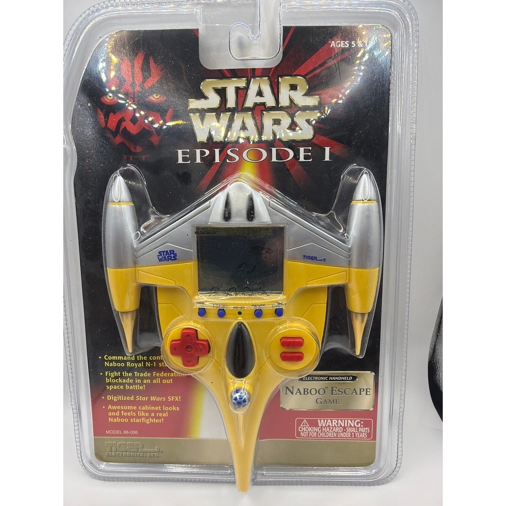 Star Wars Episode 1 Naboo Escape Handheld Electronic Game Tiger Brand New